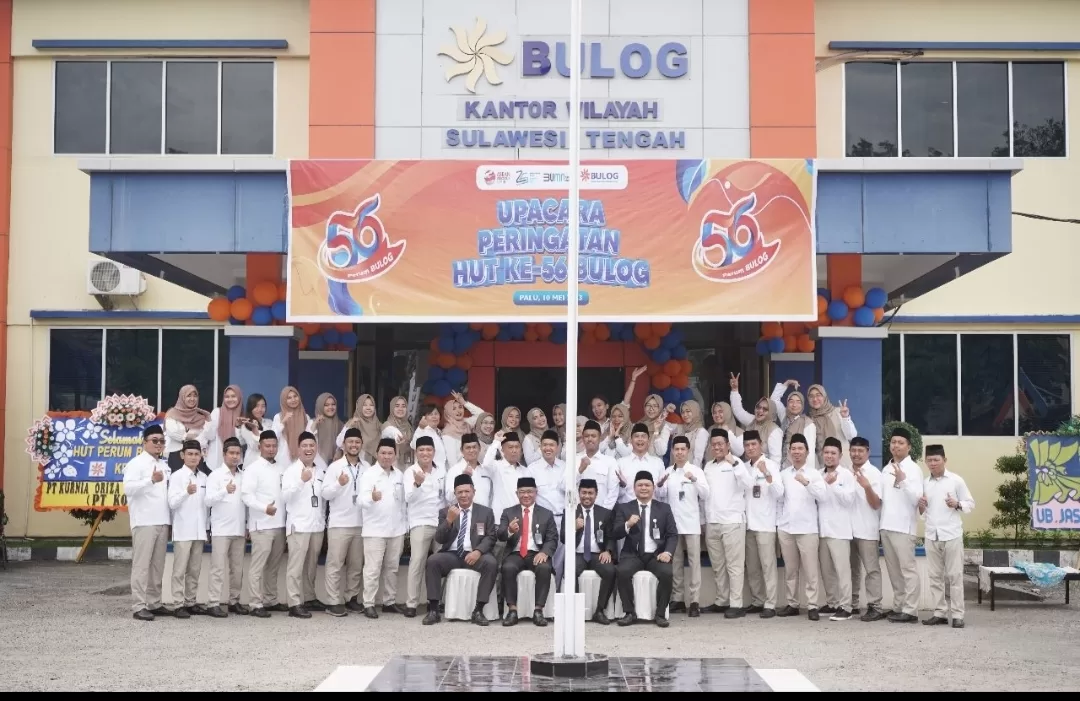 Di HUT 56, Perum Bulog Sulteng Komitmen Memberikan Pelayanan Terbaik