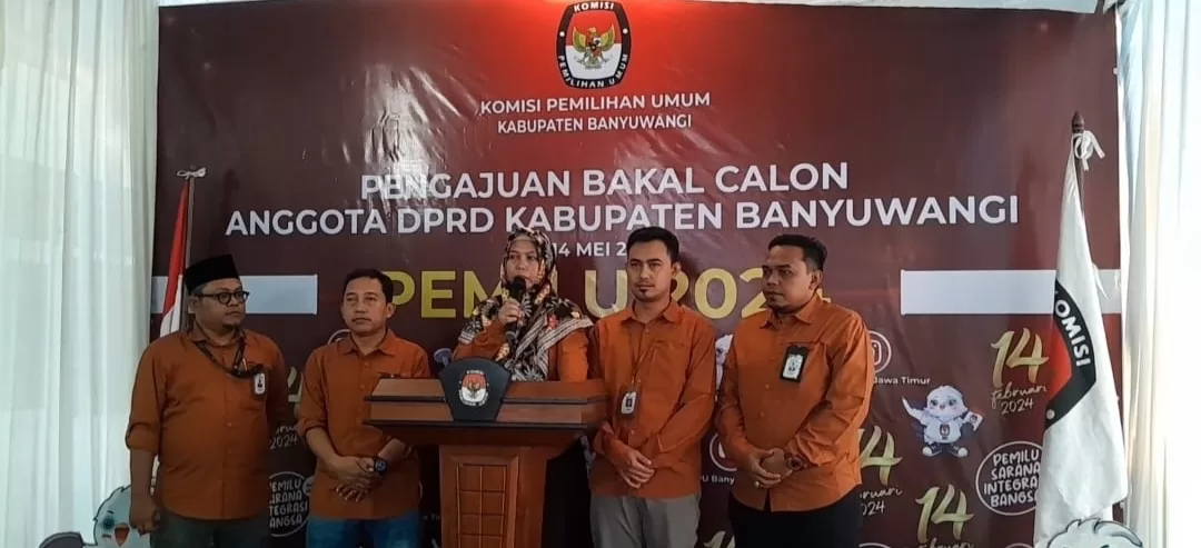 KPU Banyuwangi Kembalikan Berkas Pendaftaran Bacaleg Dua Partai