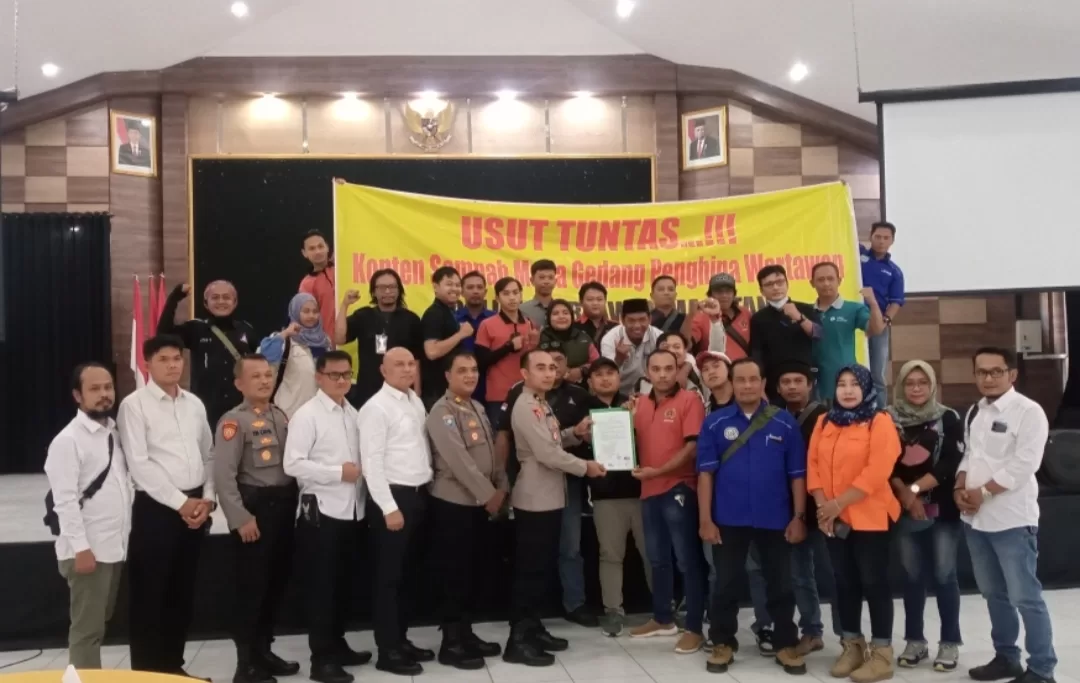 Koalisi Wartawan Menggugat Magetan Tuntut Usut Tuntas Hinaan Profesi Oleh Bos Mafia Gedang