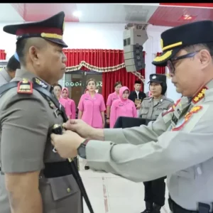 Kapolresta Palu Kombes Berliansyah Pimpin Sertijab Kasatres Narkoba