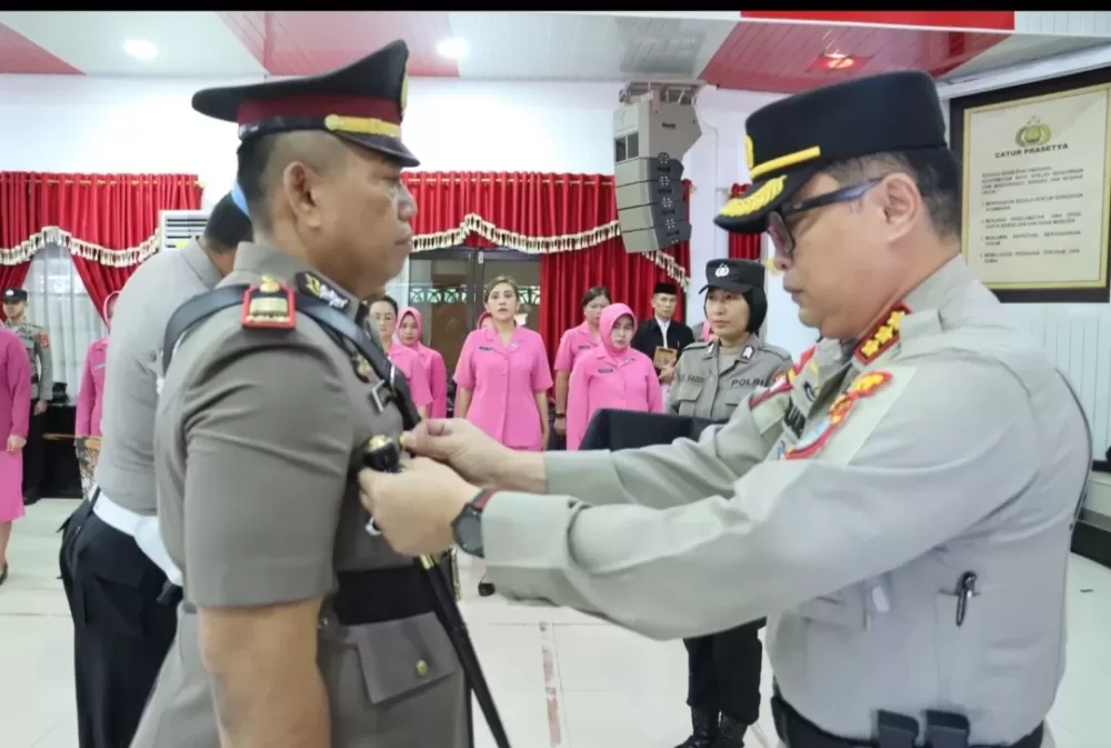 Kapolresta Palu Kombes Berliansyah Pimpin Sertijab Kasatres Narkoba