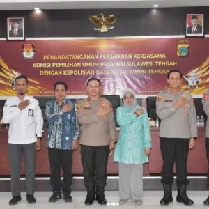 Polda Sulteng dan KPU Teken MOU Untuk Pemilu 2024 Yang Aman Polda Sulteng dan KPU Teken MOU Untuk Pemilu 2024 Yang Aman
