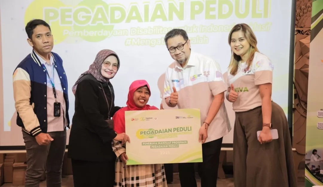 Pegadaian Bantu Pelaku Usaha Disabilitas Kembangkan Usaha