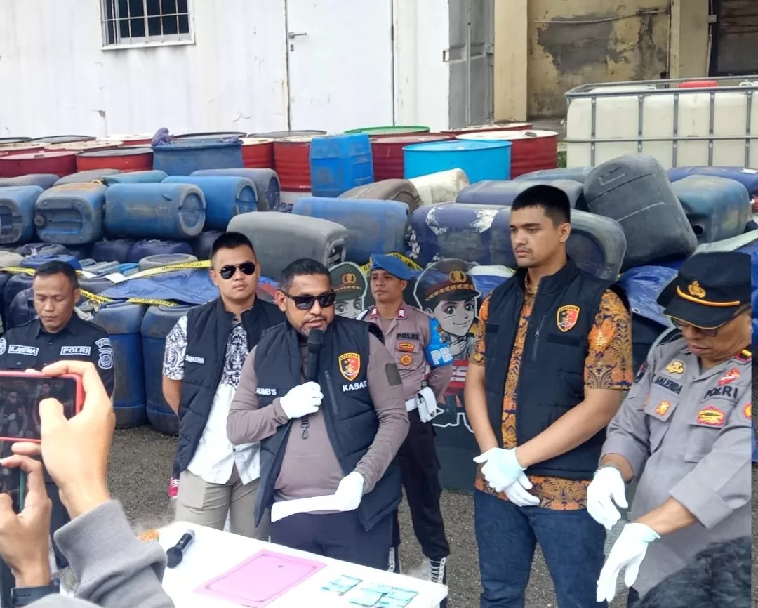 Polresta Palu Amankan 3.750 liter BBM Diduga Ilegal