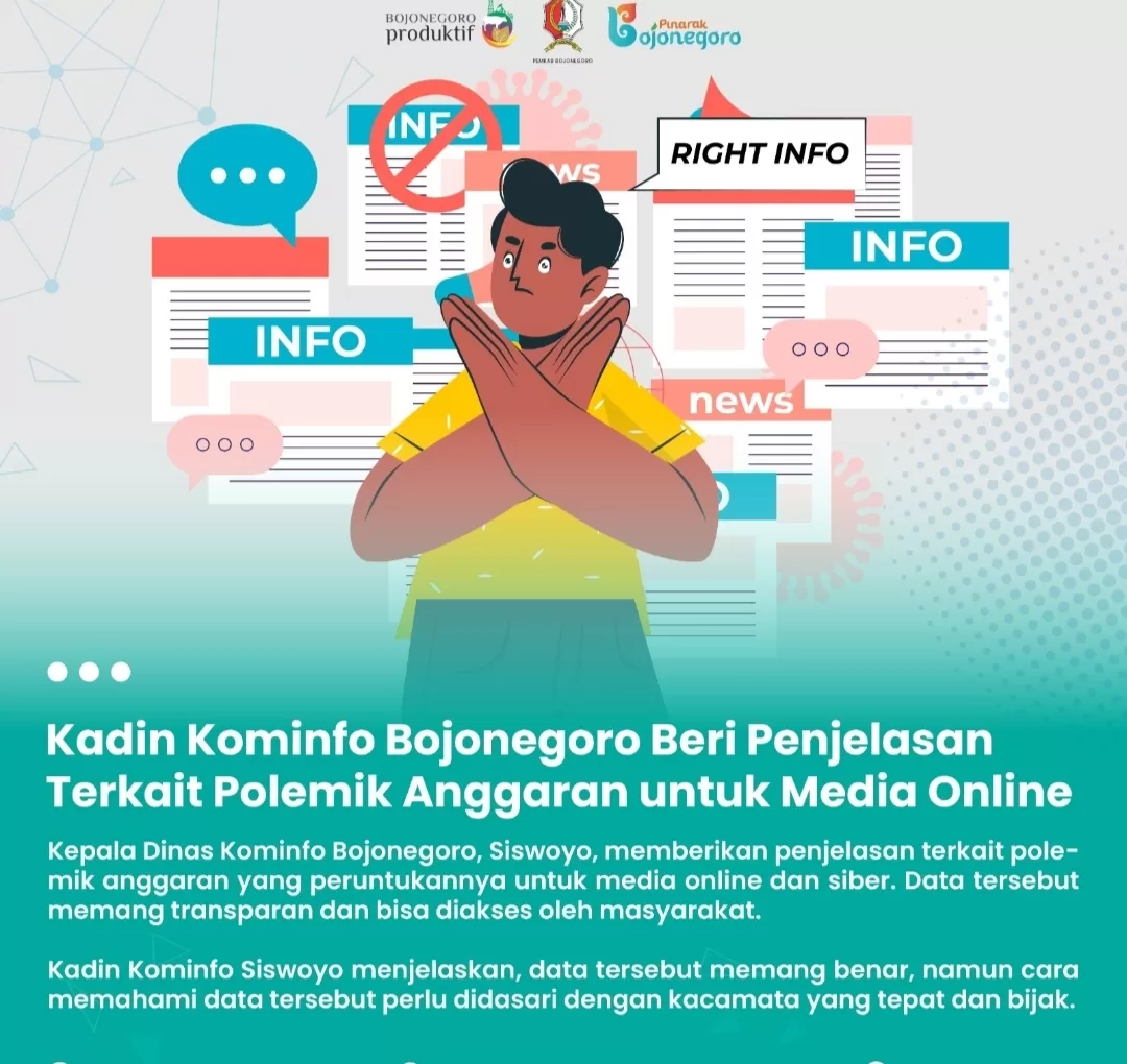 Kadin Kominfo Bojonegoro Beri Penjelasan Terkait Polemik Anggaran untuk Media Online