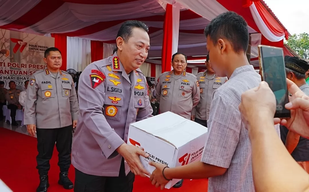 Gelar Baksos HUT Bhayangkara ke-77, Kapolri Ingin Polri Selalu Bersama Masyarakat
