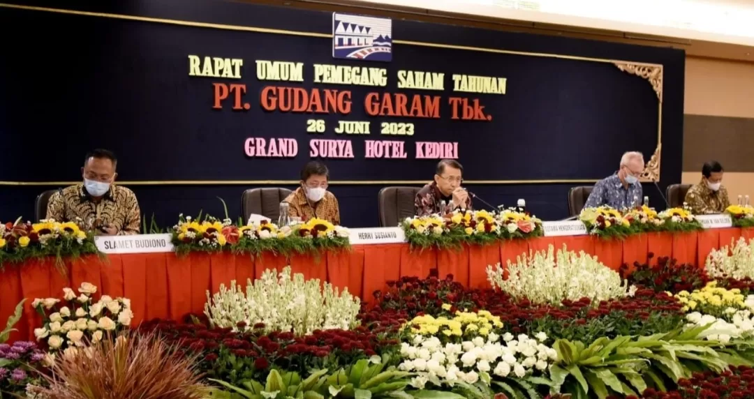 RUPS PT Gudang Garam Bagikan Deviden Rp 2,3 Triliun