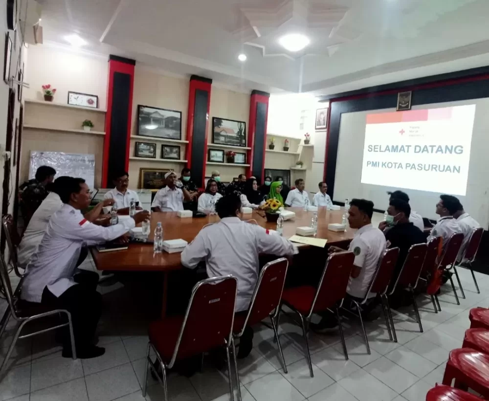 PMI Kota Probolinggo Terima Kunjungan PMI Kota Pasuruan
