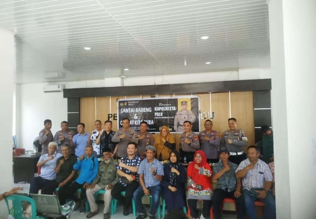 Jumat Curhat Bangun Sinergitas Polisi Dan Masyarakat Atasi Kriminalitas Dikota Palu