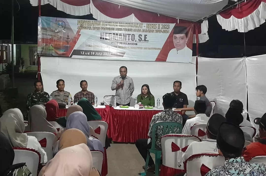 Anggota DPRD Jatim Hermanto : Semua Usulan Masyarakat Harus Mengikuti Mekanisme