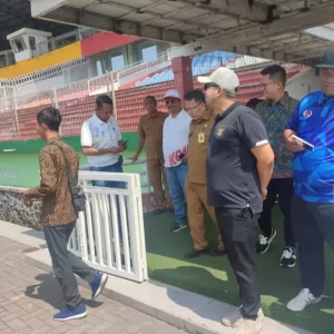 Kadispora & Ketum KONI Jatim Tinjau Venue Porprov VIII Jatim di Sidoarjo