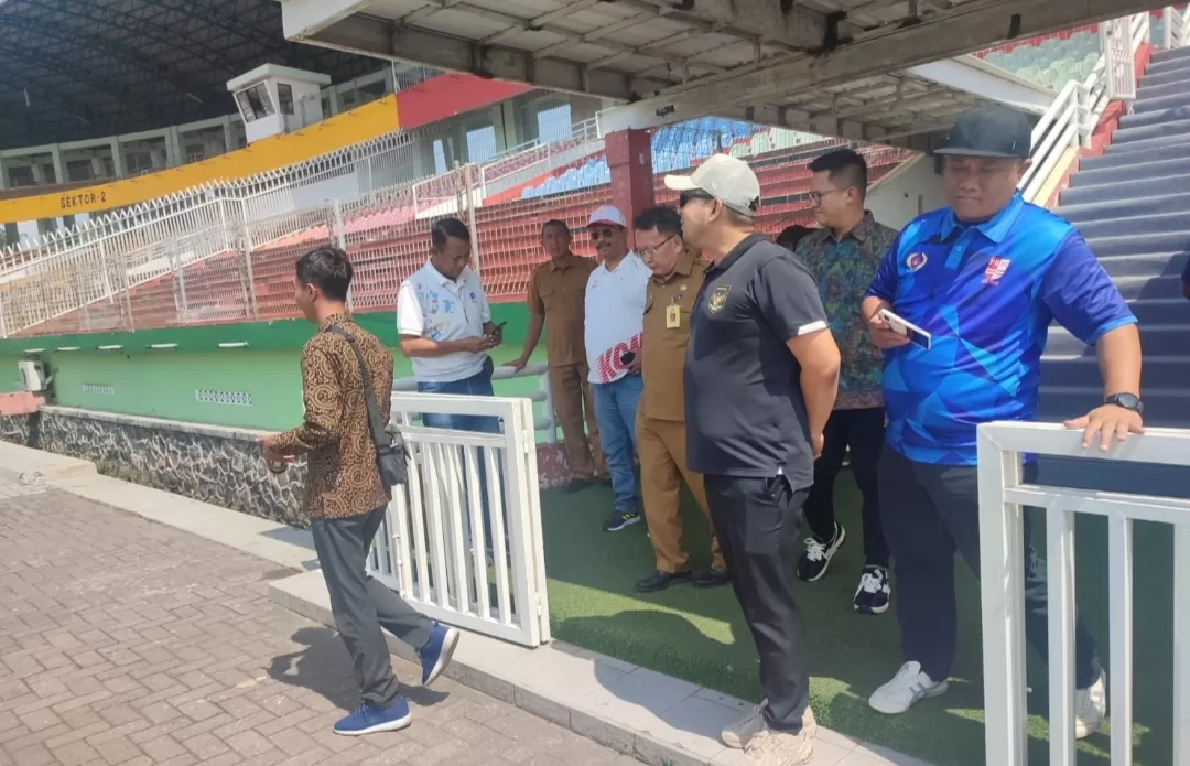 Kadispora & Ketum KONI Jatim Tinjau Venue Porprov VIII Jatim di Sidoarjo