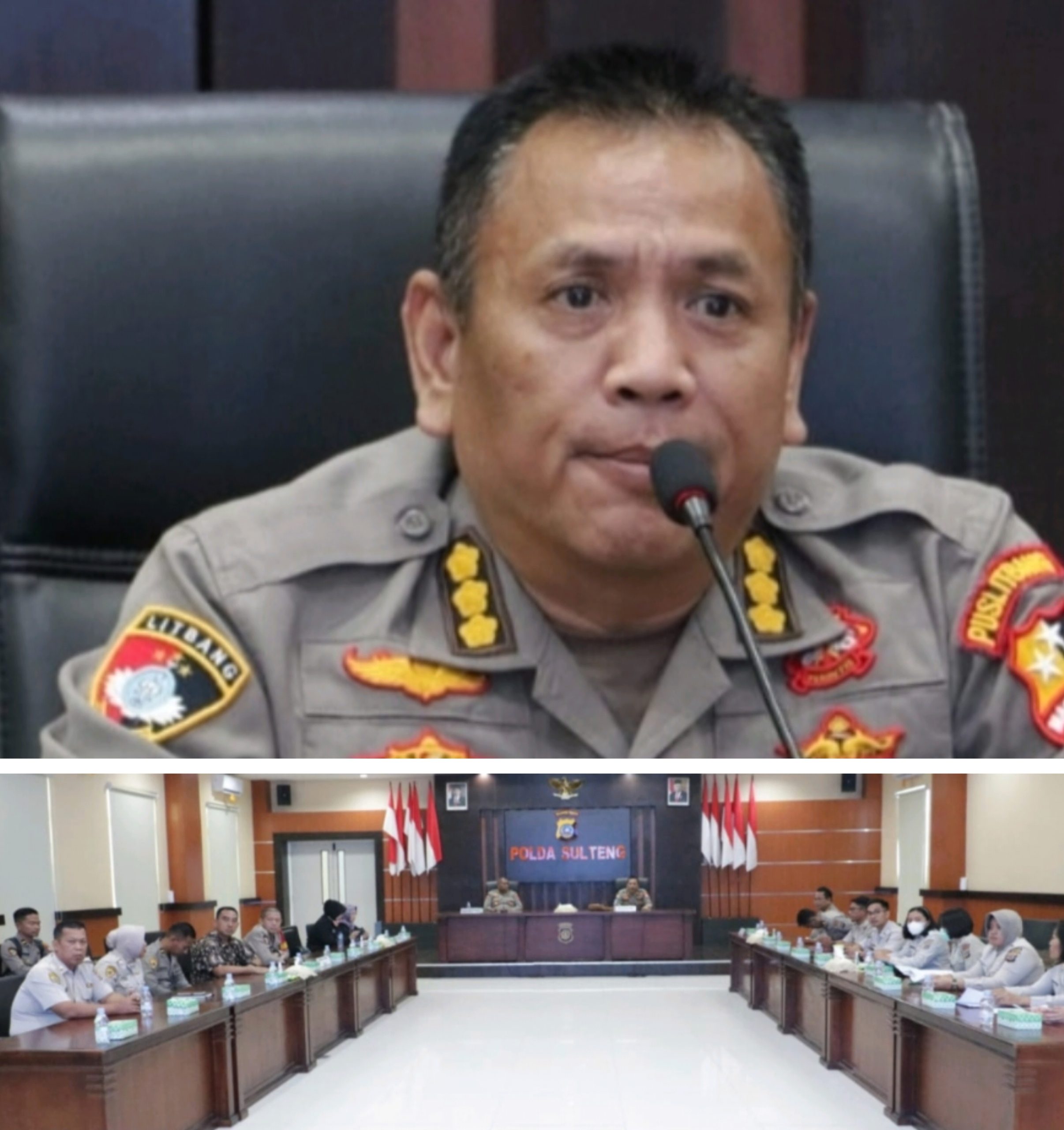 Tim Puslitbang Polri Kunjungi Polda Sulteng, Simak Penjelasannya