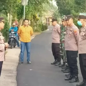 Sinergitas TNI – Polri, Satpol PP dan Linmas Amankan Pilkades PAW Desa Tamanagung