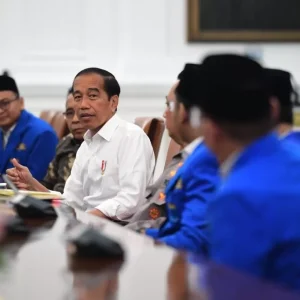 PB PMII Bertemu Presiden Jokowi Sampaikan Kajian IKN