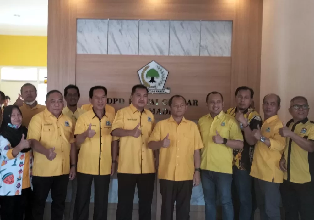 Hadapi Pemilu Legislatif Golkar Kota Madiun Renovasi Gedung