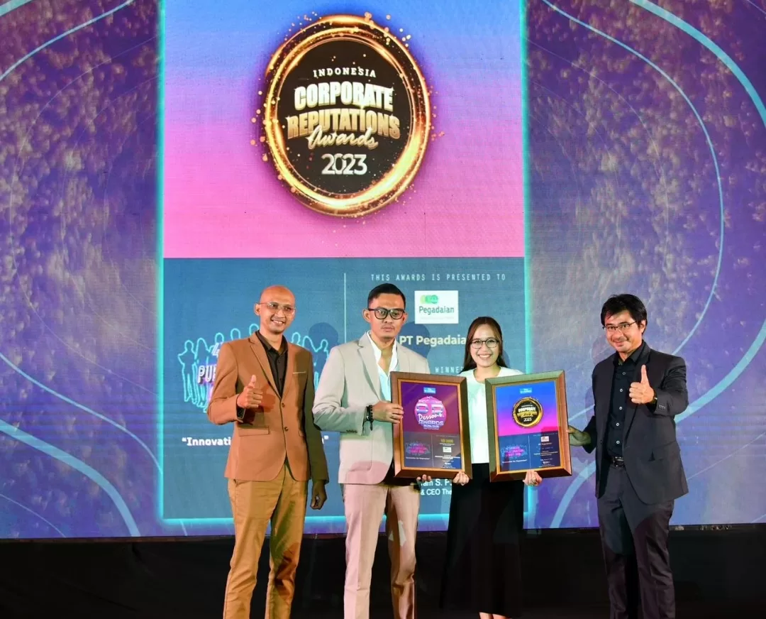 Memiliki Reputasi Baik Pegadaian Raih Penghargaan Corporate Reputation Awards 2023
