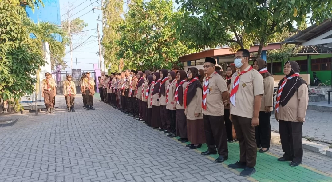 Civitas SMKN 1 Geger Madiun Turut Peringati Ke – 62 Hari Pramuka