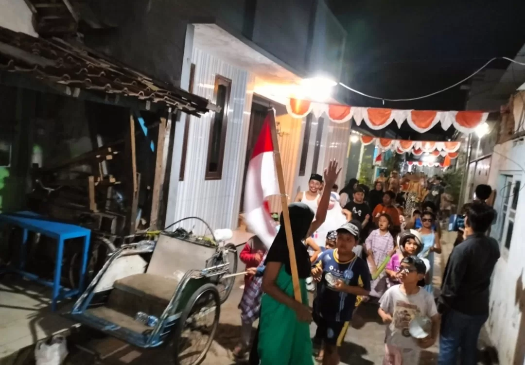 Lomba Patrol RW 1 Celep dari Balita sampai Kakek Nenek