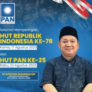Syafrudin Budiman Maju Caleg PAN DPR RI Dapil DKI Jakarta I