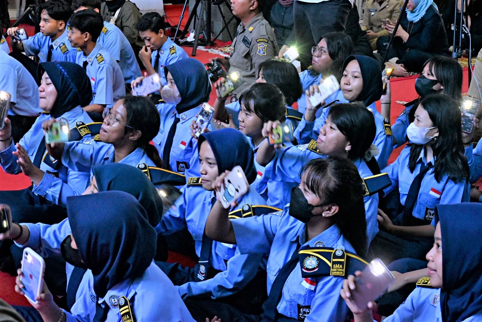 Roadshow Satpol PP Goes to School Antisipasi Kenakalan Remaja Surabaya