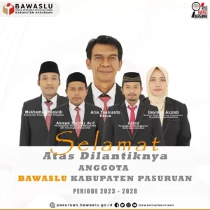 Jurnalis Pasuruan Pimpin Bawaslu Jurnalis Pasuruan Pimpin Bawaslu