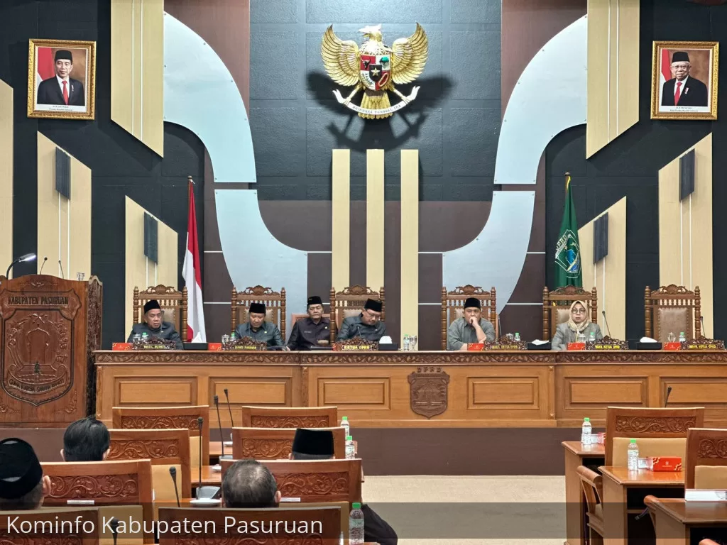 Paripurna DPRD Kab. Pasuruan Umumkan Mundurnya Bupati Irsyad Yusuf