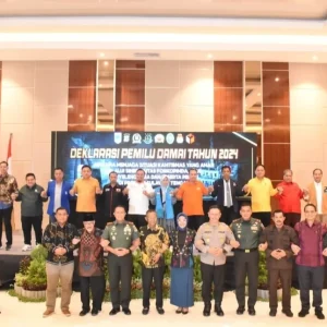 Diikuti 17 Parpol, Polda Sulteng Prakarsai Deklarasi Pemilu Damai 2024