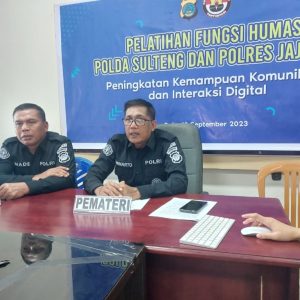 Tingkatkan Kemampuan Komunikasi dan Interaksi Digital, Polda Sulteng Gelar Pelatihan