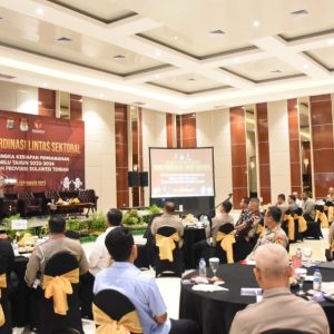 Polda Sulteng Gelar Rakor Lintas Sektoral Jelang Pemilu 2024
