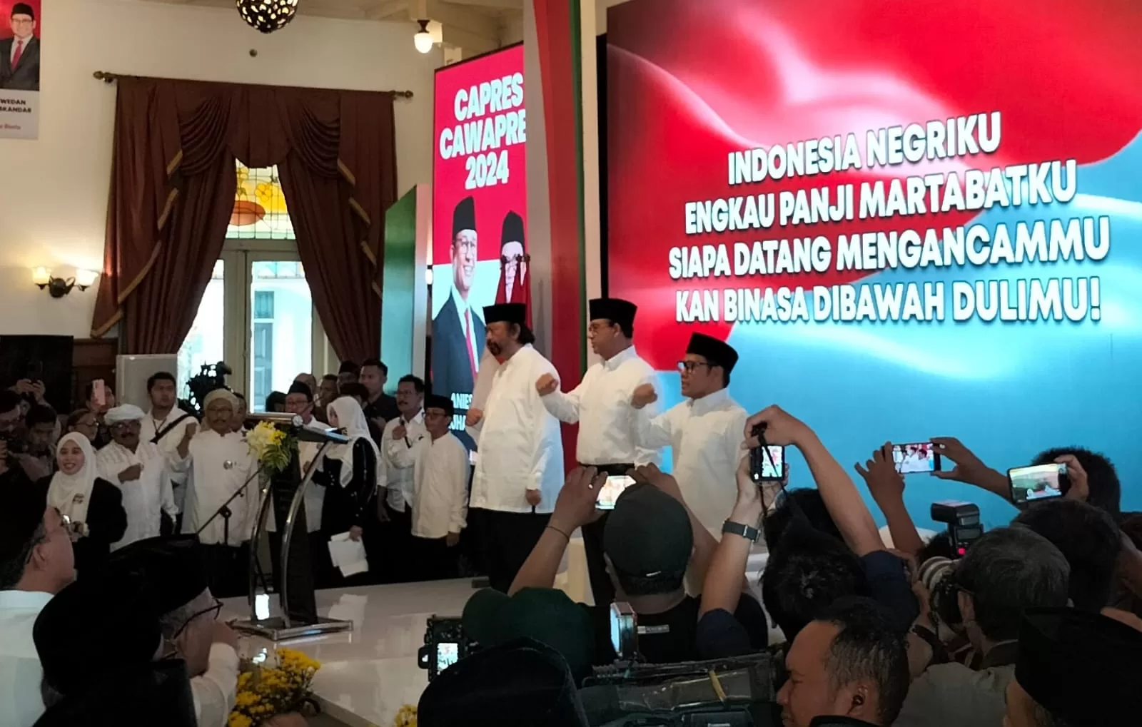 Anies-Cak Imin Dideklarasikan NasDem dan PKB Sebagai Capres-Cawapres 2024