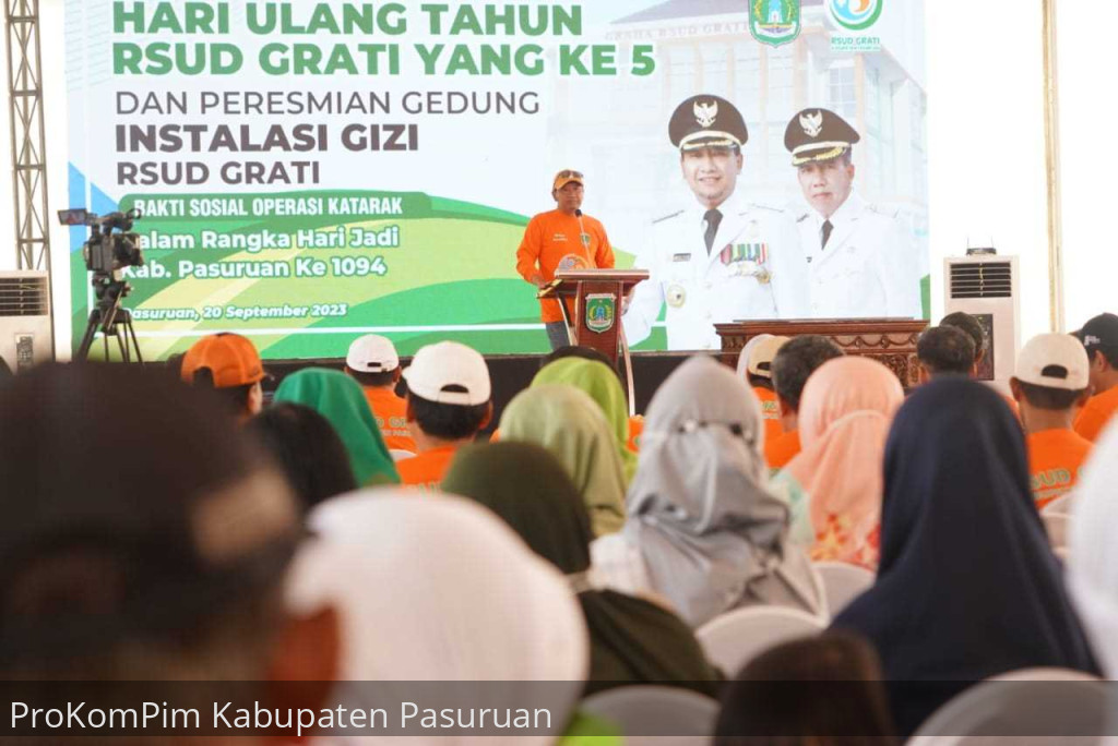 Bupati Irsyaf Yusuf Minta Direktur RSUD Grati Tingkatkan Layanan
