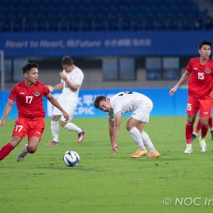 Hasil Sepakbola Asian Games 2022: Timnas Indonesia U-24 Bobol Kirgistan 2-0