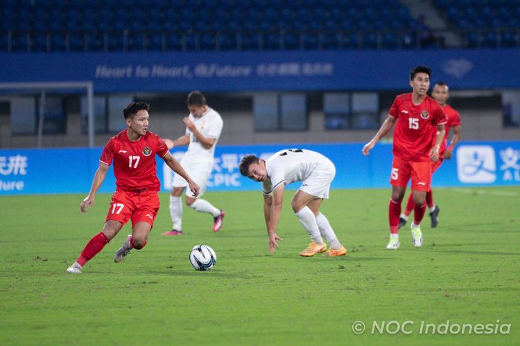 Hasil Sepakbola Asian Games 2022: Timnas Indonesia U-24 Bobol Kirgistan 2-0