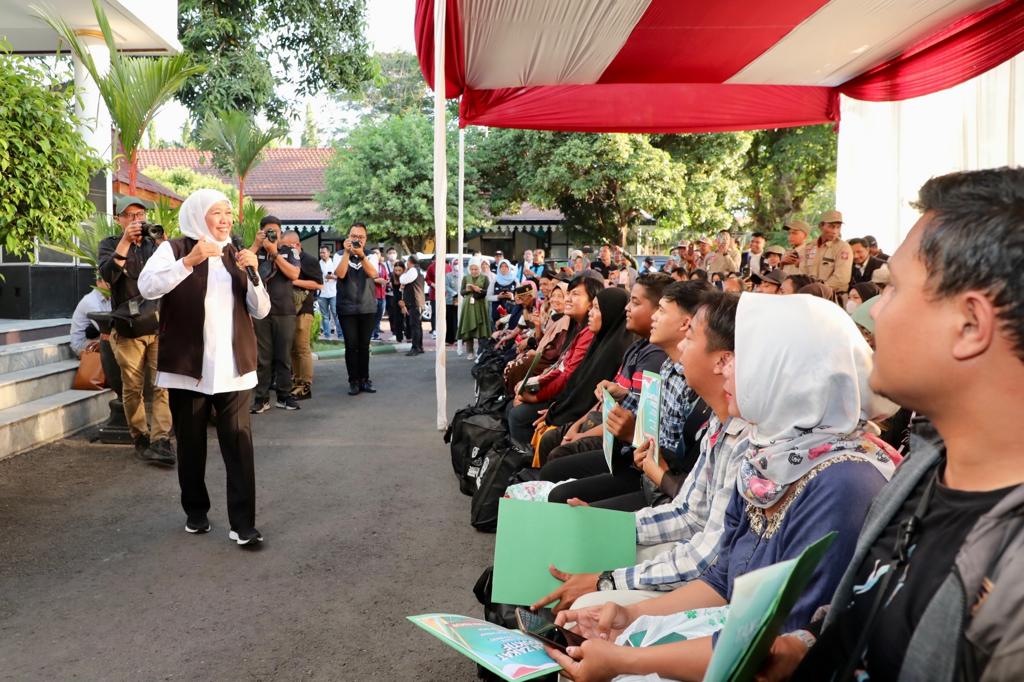 Pemprov Jatim Gelar Pasar Murah dan Bansos di Kediri