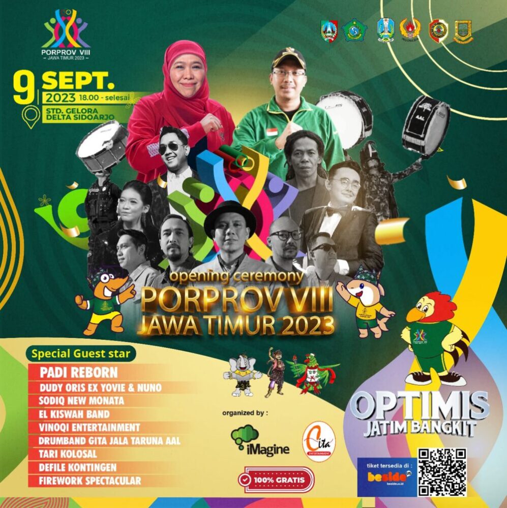 Malam ini, PORPROV Jatim Dibuka Gubernur