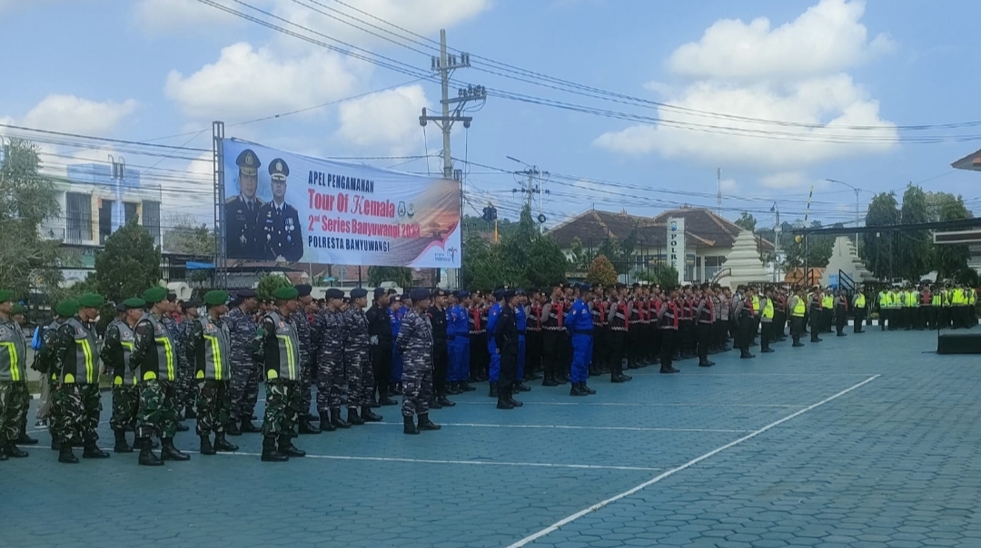 Ribuan Personel Siap Amankan Tour of Kemala 2023 Banyuwangi