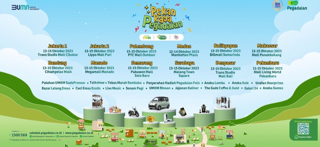 Butuh Hiburan Seru, Bertabur Hadiah? Yuk Ke Pekan Raya Pegadaian!