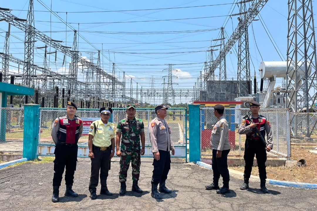 Dukung KTT AIS, Polresta dan Gardu Induk Banyuwangi Bersinergi Jaga Keandalan Listrik Jawa-Bal