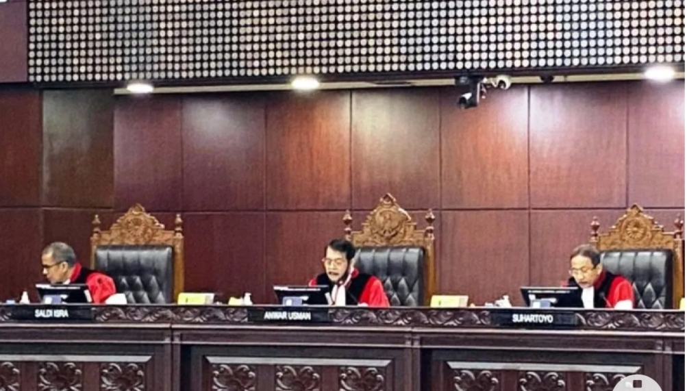 MK tolak permohonan uji materi batas usia capres-cawapres oleh PSI