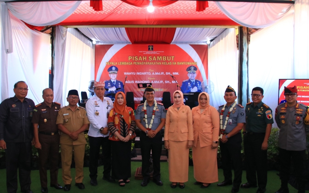 Pisah Sambut Kalapas Banyuwangi, Kadivpas Tekankan Implementasi Tiga Kunci Pemasyarakatan Maju