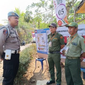 Berikan Rasa Aman Saat Pelaksanaan Pilkades, Polisi di Banyuwangi Lakukan Patroli