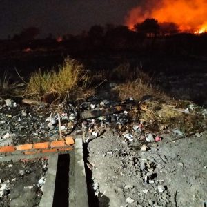 Kebakaran Lahan Alang-Alang Di Bandara Banyuwangi, Tidak Ada Korban 