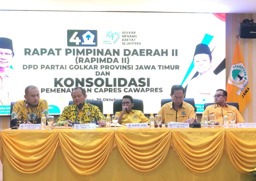 Misbakhun Apresiasi DPD Golkar Jatim Tercepat Merespon Hasil Rapimnas ll