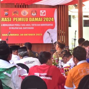 Kodim 0825 Laksanakan Deklarasi Pemilu Damai Tahun 2024