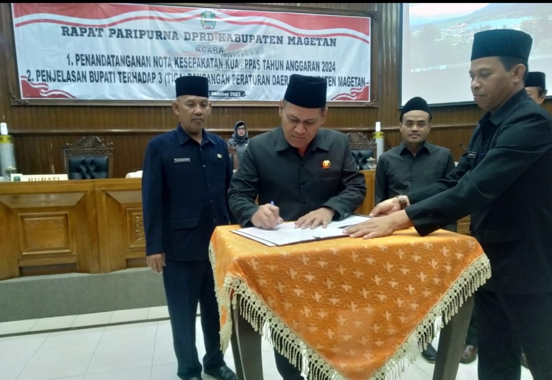 Ketua DPRD Magetan Jelaskan 3 Fokus Utama Dalam KUA- PPAS RAPBD Tahun 2024