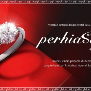 Sasa tampilkan perhiasan hasil kristalisasi MSG di Bridestory Market Sasa tampilkan perhiasan hasil kristalisasi MSG di Bridestory Market