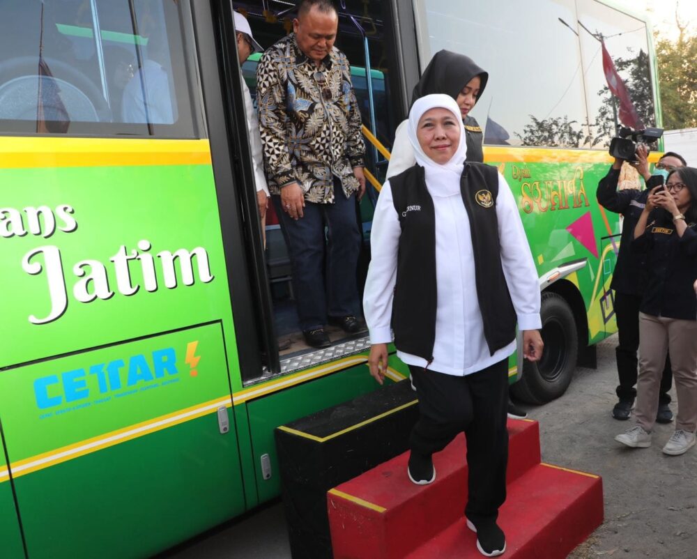 Resmikan Trans Jatim Koridor III, Gubernur Khofifah Terus Perluas Transportasi Publik