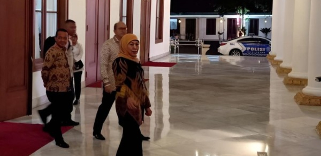 Ketua TKN Prabowo – Gibran Temui Gubernur Khofifah