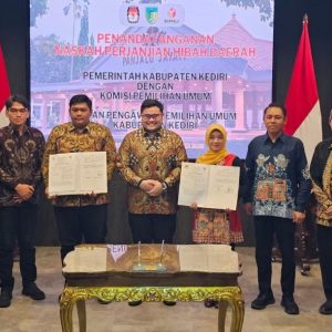 Hibah Dana Pilkada Kabupaten Kediri 2024 Rp 90 Miliar Diteken, KPU Dapat Paling Banyak